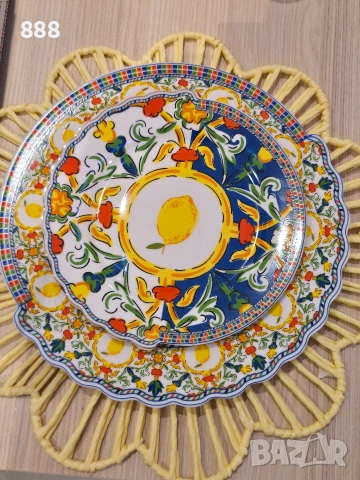 чинии чаши купи подноси чайници лимони