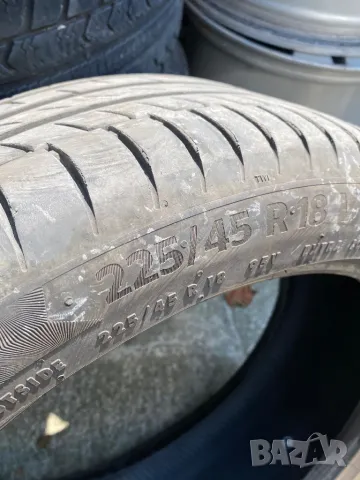 1 брой гума CONTINENTAL 225/45 R18 , снимка 2 - Гуми и джанти - 46916677