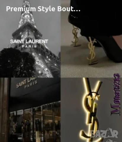 сандали на ток ysl saint laurent , снимка 6 - Сандали - 54031141