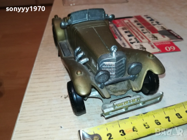 MERCEDES-BENZ SSK 1928-MADE IN ITALY ВНОС SWISS 2109251732, снимка 2 - Антикварни и старинни предмети - 51787788