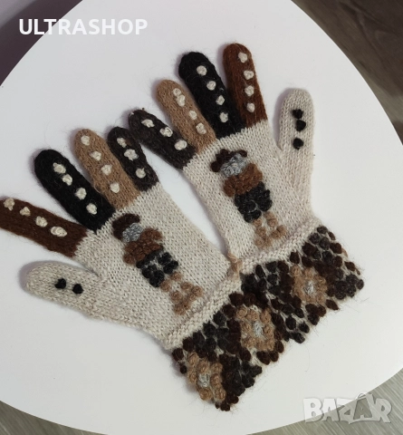 Уникални Дамски вълнени ръкавици 