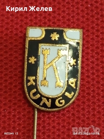 Две стари значки KUNGLA - RIGA редки за КОЛЕКЦИЯ ДЕКОРАЦИЯ 53490, снимка 3 - Колекции - 53365364