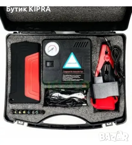 Стартерно зарядно JUMPSTARTER TM15 PUMP (50800 mAh) + компресор, снимка 6 - Аксесоари и консумативи - 47148252