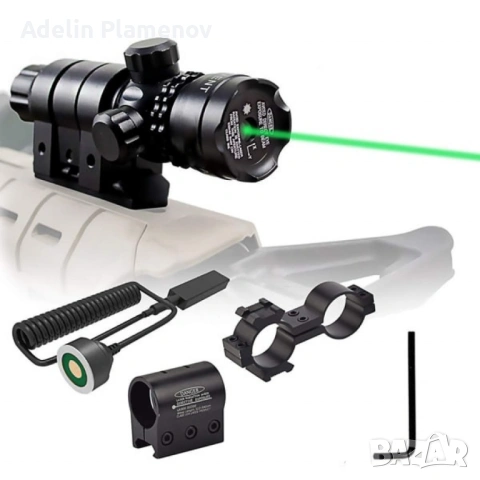Зелен лазерен с батерия и USB зареждане - Прецизност и удобство в едно, снимка 2 - Друга електроника - 53415620