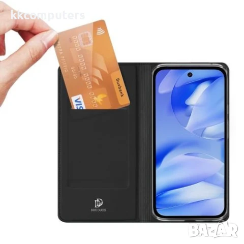 Google Pixel 9a DUX DUCIS Кожен Калъф и Протектор, снимка 3 - Калъфи, кейсове - 51122357