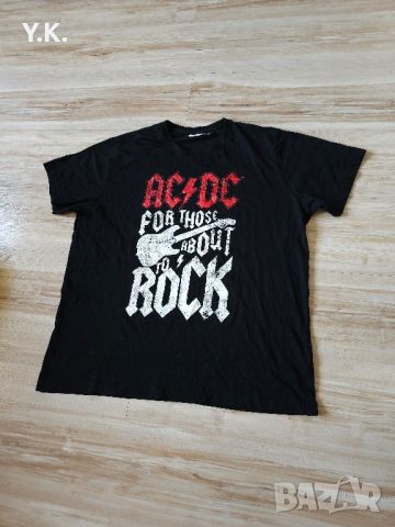 Оригинална мъжка тениска AC/DC, снимка 2 - Тениски - 45927611
