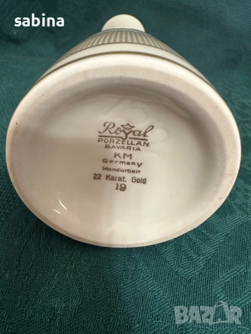 Две вази от фин порцелан. Бавария/Bavaria, снимка 9 - Вази - 52979627