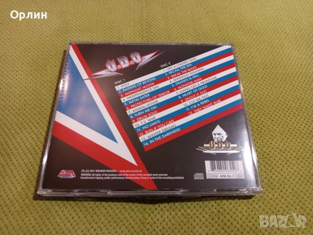 U.D.O. - оригинален, снимка 2 - CD дискове - 53174471