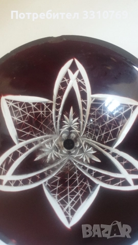 Прекрасни кристални вази Бохемия. , снимка 15 - Вази - 52547260