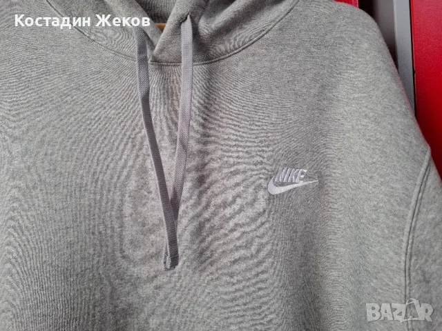 Нов. Много хубав оригинален суитшърт ватиран.  Nike , снимка 3 - Спортни дрехи, екипи - 48311320