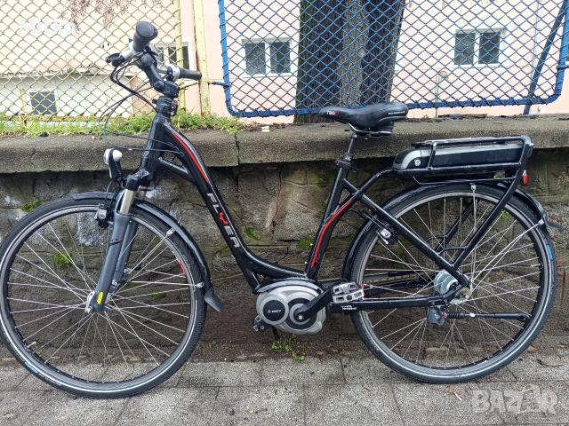 28 цола електрически алуминиев велосипед с 7 скорости усилени капли амортисьори предни като нов 