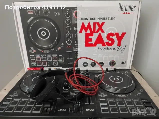 DJ Hercules Impulse 300, снимка 3 - Ресийвъри, усилватели, смесителни пултове - 46822301