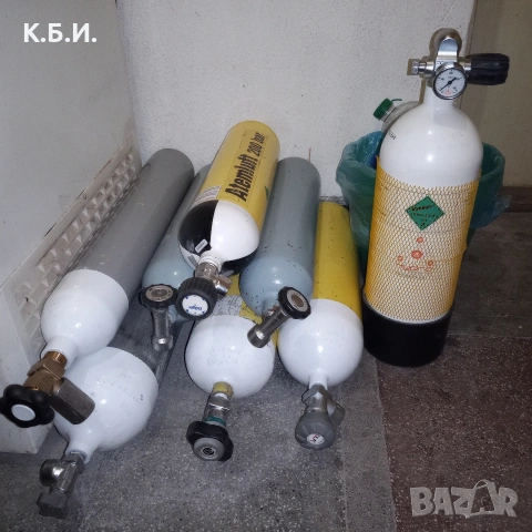 Продавам желязна бутилка - 7L - 250 BAR - АТМОСФЕРИ работно налягане, снимка 3 - Въздушно оръжие - 54067096