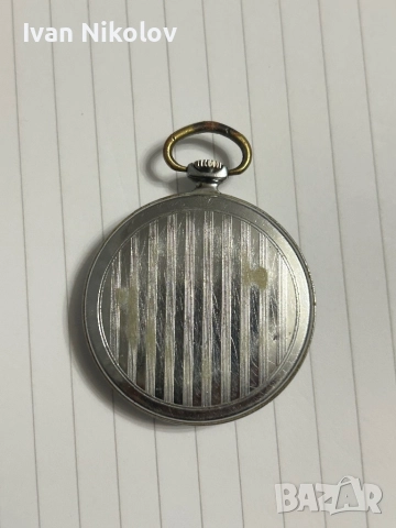 Джобен часовник Мълния, работи отлично, снимка 2 - Мъжки - 52713155