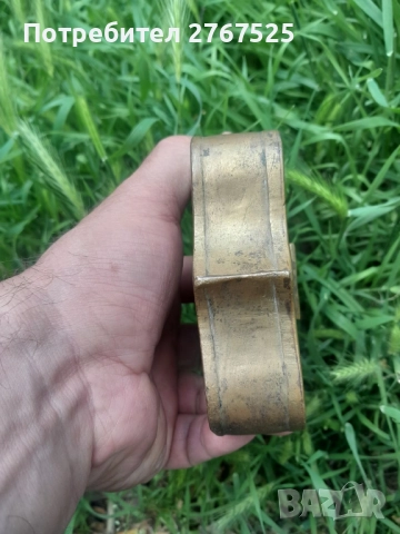 Стара паласка фишеклък кутийка барутница пищов пушка, снимка 5 - Колекции - 51506155