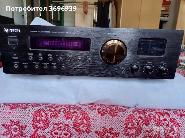 X4-Tech Tube BOOSTER 3000-Tube stereo amplifier  			