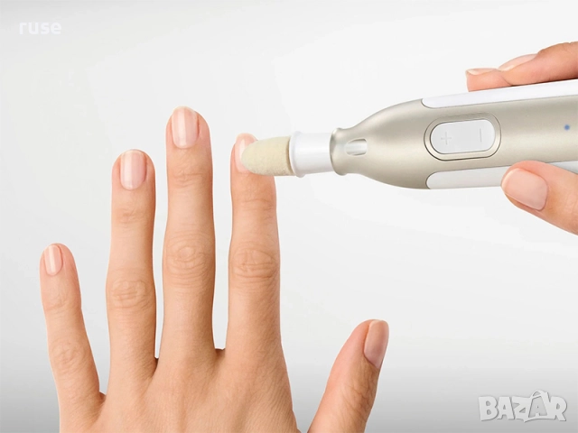 НОВИ! Електрическа пила за нокти маникюр педикюр 10 приставки безжична, снимка 12 - Други - 44611499