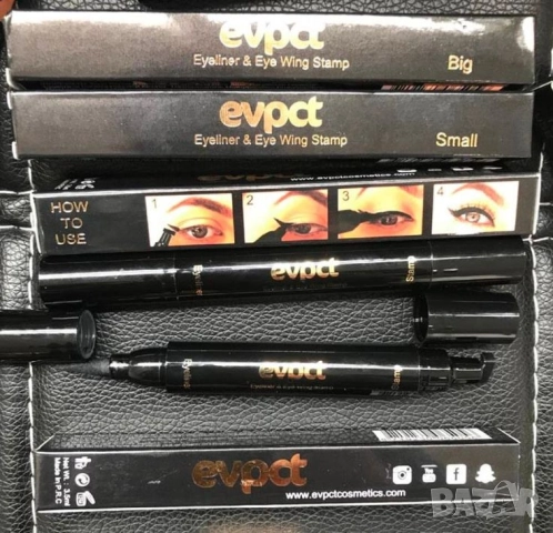 Двойна очна линия-писалка с дълготраен ефект и водоустойчивост