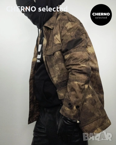 Мъжко камуфлажно полево яке DRYKORN Field Camo Jacket feat. British Millerain – размер L , снимка 10 - Якета - 53850954