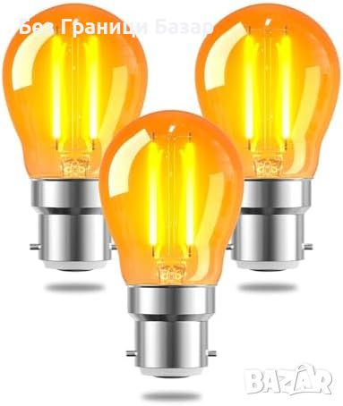 Нови LED Крушка Винтидж Топло Светло B22 250lm Недимируема 3 броя, снимка 1 - Крушки - 45506347