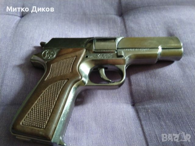 Пистолет нов детски с 8 капси Гонер метален  Испания 165мм, снимка 6 - Други - 45389706