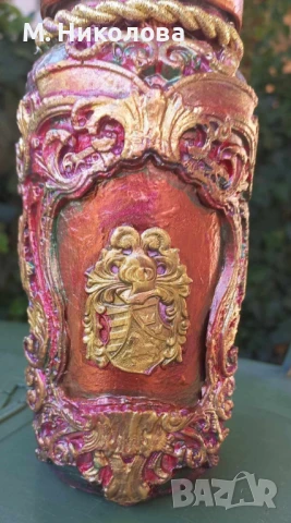 Ръчно декорирано бурканче за кафе., снимка 2 - Декорация за дома - 50584416