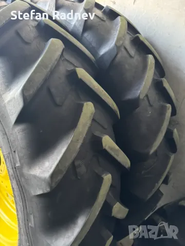 гуми с джанти Michelin за редови обработки за John Deere (380/80R38 - 340/85R24)  N01899, снимка 4 - Селскостопанска техника - 49217693