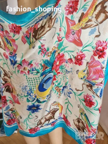 Страхотен шал с десен корида и тореадори, снимка 3 - Шалове - 49959558