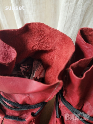 KERO естествена кожа боти от далечна Лапландия от дъбова еленски кожа!( 195€ в интернет), снимка 9 - Дамски боти - 45003809