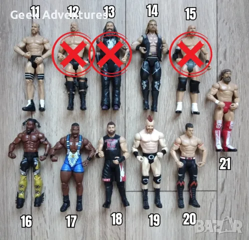 WWE Action Figure Pro-Wrestling / WWE Екшън Фигурки Кечисти, снимка 8 - Колекции - 46264625