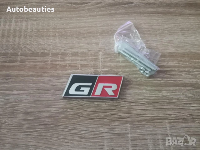 сребристо с червено емблема за решетка Toyota GR, снимка 4 - Аксесоари и консумативи - 51164507
