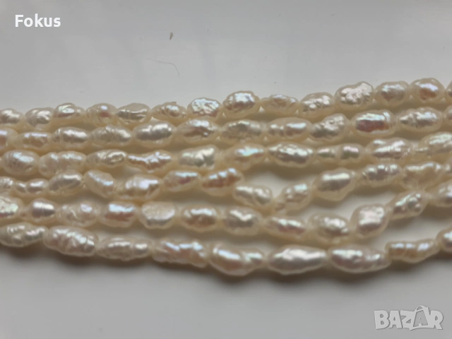 Стар гердан колие огърлица перли седеф винтич дамско бижу, снимка 6 - Антикварни и старинни предмети - 53950989