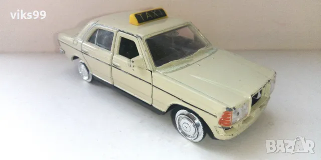 Mercedes-Benz E-Class 230E (Taxi) Welly 43686 , снимка 5 - Колекции - 48812078