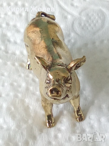 Бронзова фигурка на 🐷 прасе 44637, снимка 8 - Колекции - 54172882