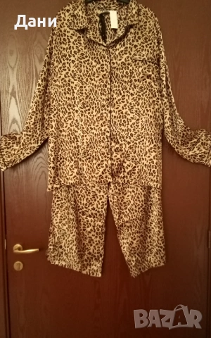 Дамска сатенирана пижама