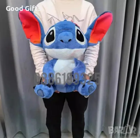 Голям плюшен Стич, 50см Плюшена играчка Лило и Стич Lilo Stitch плюшени
, снимка 4 - Плюшени играчки - 47490701