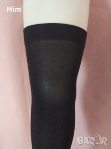 Черни чорапи с широк ластик , снимка 3 - Бельо - 52518732