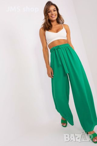 Дамски летен панталон с широки крачоли и връзване на талията, 3цвята , снимка 6 - Панталони - 45904017