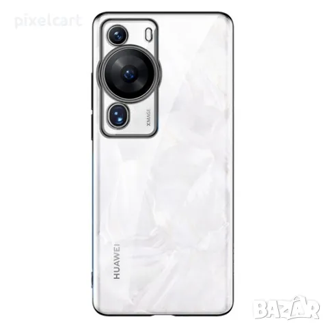 Силиконов калъф SULADA за Huawei P60/ P60 Pro, черен-прозрачен, снимка 2 - Калъфи, кейсове - 47982861