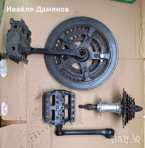 Преден венец / курбел с 3 венеца / педали за велосипед / задна главина с 6 скорости, снимка 5 - Велосипеди - 54281290