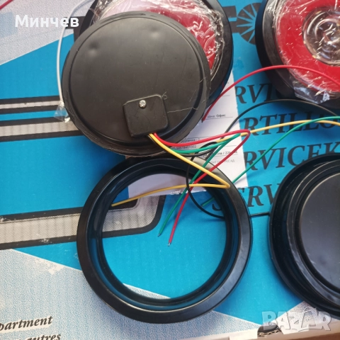 Лед диодни Стопове 4бр. с неонов ефект за камион,ремарке, снимка 6 - Аксесоари и консумативи - 51810161