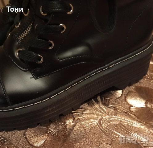 Нови Дамски Високи Кожени Боти 40, снимка 17 - Дамски боти - 52923235