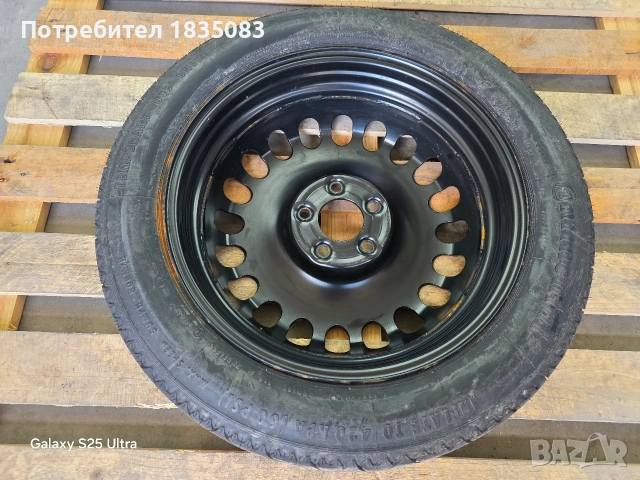 Резервна гума/патерица 17ка 5х112 Mercedes, снимка 2 - Гуми и джанти - 54288387