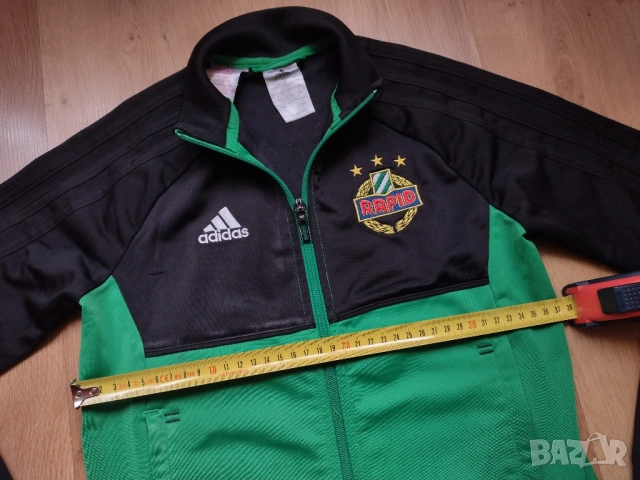 Rapid Wien / ADIDAS детско футболна горнище - анцуг на Рапид Виена, снимка 8 - Детски анцузи и суичери - 53064830