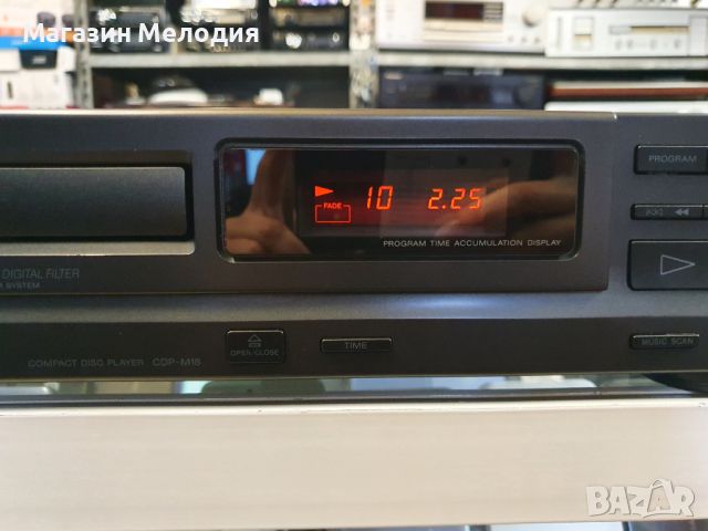 CD Player SONY CDP-M18 В отлично техническо състояние, много добър външен вид., снимка 4 - Декове - 45420177