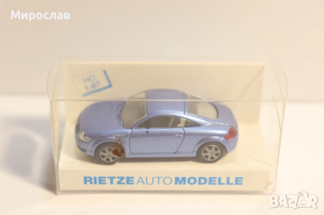 RIETZE 1/87 H0 AUDI ТТ ИГРАЧКА КОЛИЧКА МОДЕЛ, снимка 2 - Колекции - 52585996