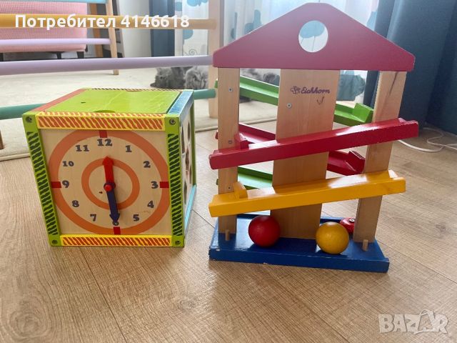 Детски дървени играчки Eichhorn , снимка 1 - Образователни игри - 46412152