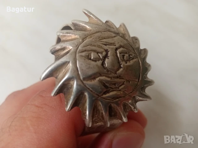 Възрожденски,кована,гривна,пръстен сачан,бронз,за салфетки, снимка 5 - Антикварни и старинни предмети - 50830292