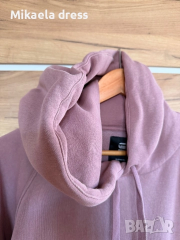 Страхотно ежедневно худи на G-Star в розов цвят. Идеално за спорт или разходка, снимка 5 - Суичъри - 53882186