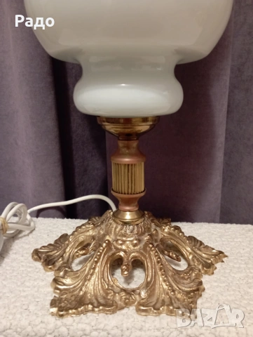 Комплект от две големи старинни лампи - лампа, снимка 3 - Антикварни и старинни предмети - 47811783